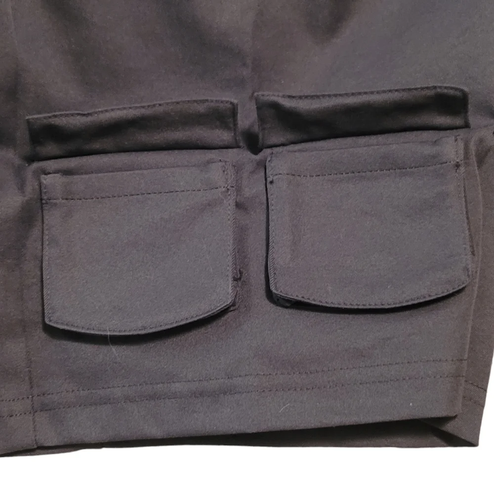 Women's Nike Sportswear Swoosh High Rise Cargo Shorts, Black - Medium - Picture 7 of 12